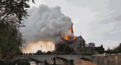 unexpected reactions to tragic fire at notre dame cathedral
