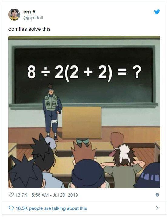 8/2(2 2)=? over 80% of adults fail to solve this easy math test!