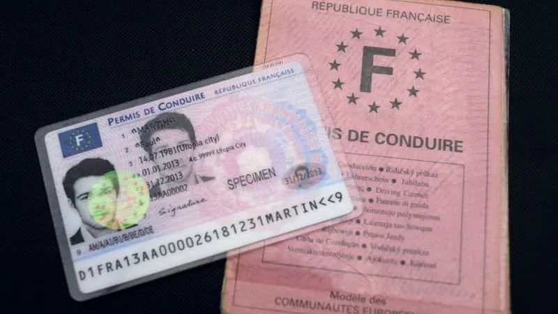 no need for extra test! chn to recognize french driving licenses